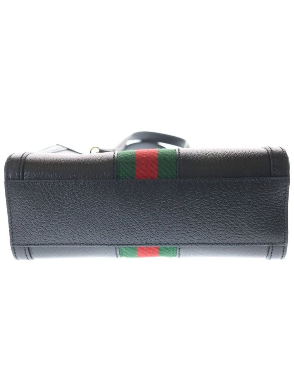 Gucci Ondia 2-Way Shoulder Bag Black Leather Gold - Picture 4 of 8